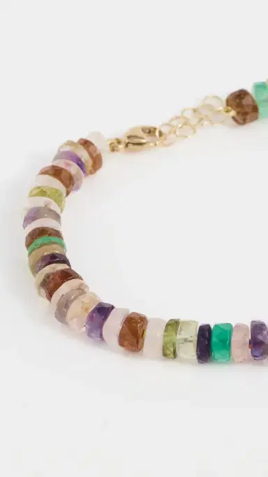 JIA JIA 14k Rainbow Gemstone Bracelet Multicolored | Thumbnail 4 JIA JIA 14k Rainbow Gemstone Bracelet Multicolored | Thumbnail 4