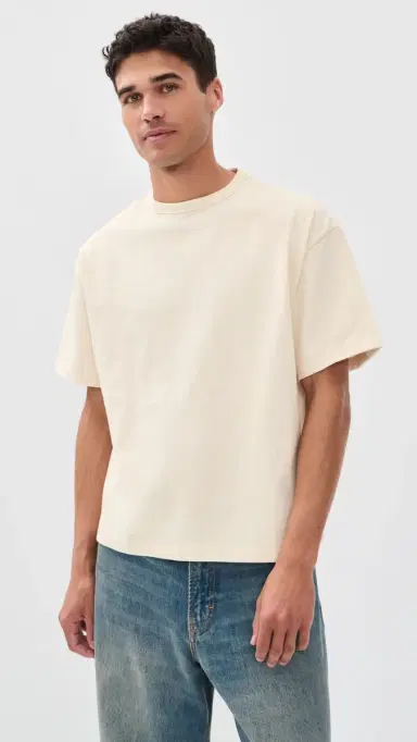 Naked & Famous Denim Strong Tee Natural | Thumbnail 2 Naked & Famous Denim Strong Tee Natural | Thumbnail 2