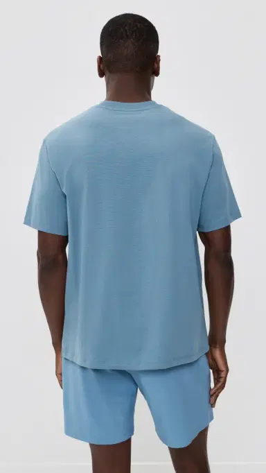 Beyond Yoga Softknit Cotton Tee Harbor Blue | Thumbnail 3 Beyond Yoga Softknit Cotton Tee Harbor Blue | Thumbnail 3