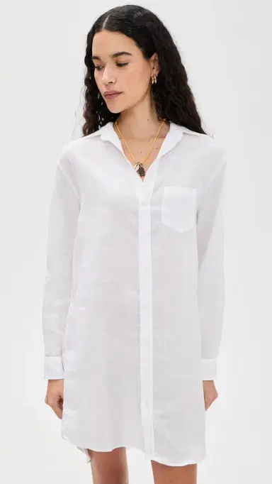 Frank & Eileen Classic hirtdress White | Thumbnail 2