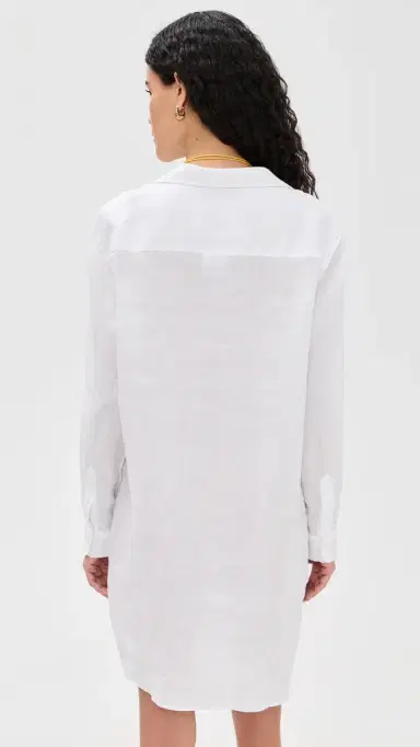 Frank & Eileen Classic hirtdress White | Thumbnail 3