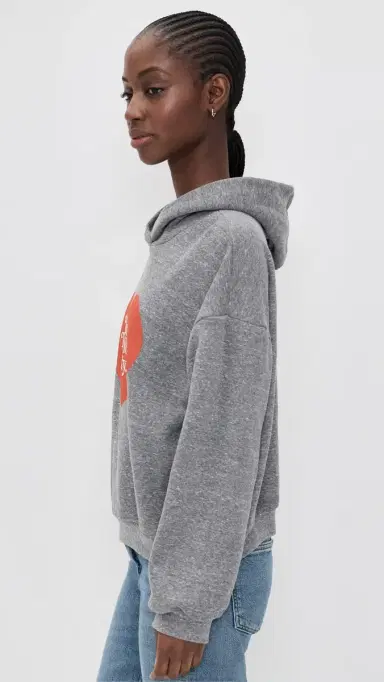 Sunny Somewhere NYC Heart Classic Hoodie Heather Grey XS | Thumbnail 4 Sunny Somewhere NYC Heart Classic Hoodie Heather Grey XS | Thumbnail 4