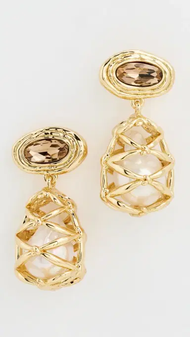 Mignonne Gavigan Julieta Earrings Neutral One Size | Thumbnail 2