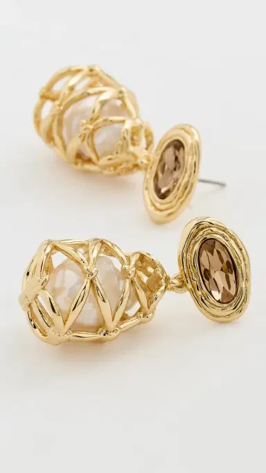 Mignonne Gavigan Julieta Earrings Neutral One Size | Thumbnail 4