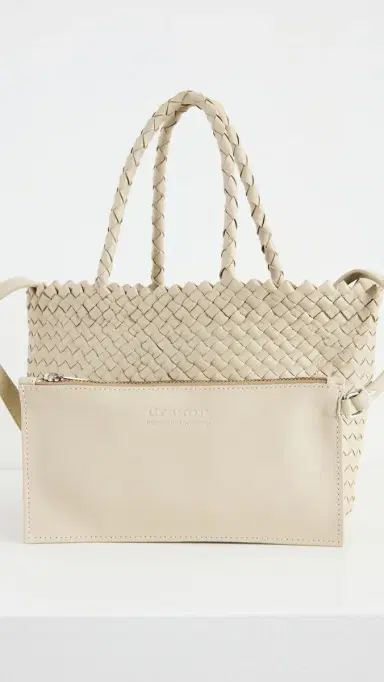 DRAGON DIFFUSION Mini Inside-Out Tote Pearl One Size | Thumbnail 5 DRAGON DIFFUSION Mini Inside-Out Tote Pearl One Size | Thumbnail 5
