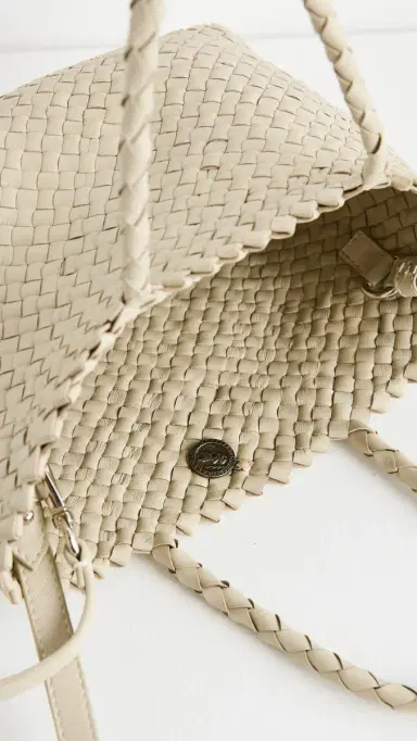 DRAGON DIFFUSION Mini Inside-Out Tote Pearl One Size | Thumbnail 6 DRAGON DIFFUSION Mini Inside-Out Tote Pearl One Size | Thumbnail 6
