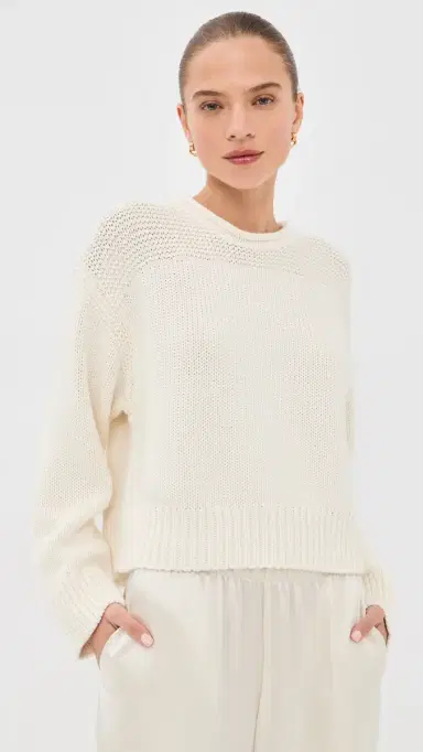 Sablyn Sutton Slouchy Pullover Gardenia | Thumbnail 2