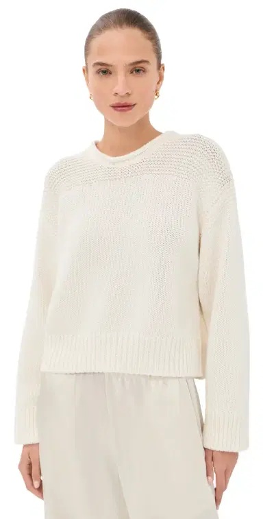 Sablyn Sutton Slouchy Pullover Gardenia | Thumbnail 1