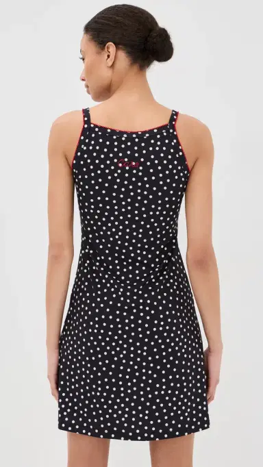 Caro Editions Slip Dress Black/White Dots | Thumbnail 3 Caro Editions Slip Dress Black/White Dots | Thumbnail 3