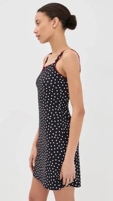 Caro Editions Slip Dress Black/White Dots | Thumbnail 4 Caro Editions Slip Dress Black/White Dots | Thumbnail 4