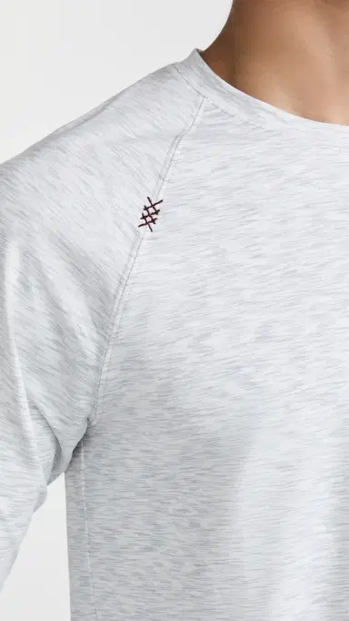 Rhone Reign Long Sleeve Tee Gray pace Dye | Thumbnail 6