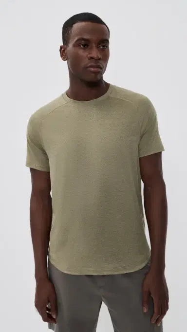 Rhone Atmosphere Tee and Green/mokey Olive Heather | Thumbnail 2 Rhone Atmosphere Tee and Green/mokey Olive Heather | Thumbnail 2