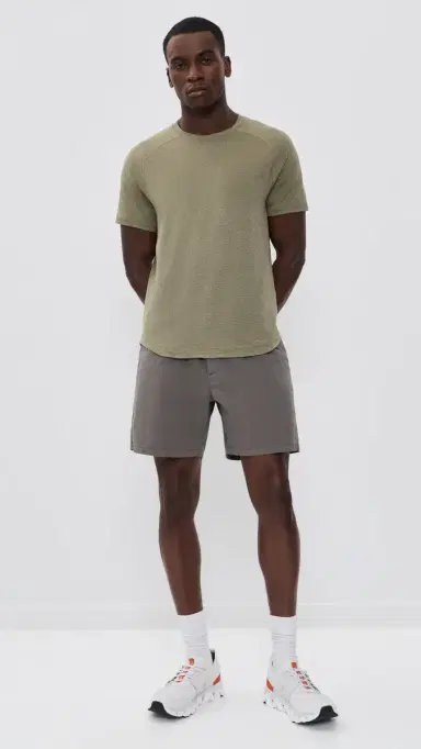 Rhone Atmosphere Tee and Green/mokey Olive Heather | Thumbnail 5 Rhone Atmosphere Tee and Green/mokey Olive Heather | Thumbnail 5