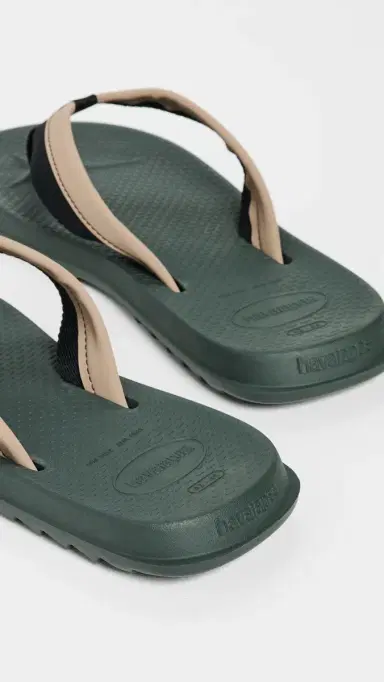 Havaianas Track Plus Flip Flops Green Olive | Thumbnail 3