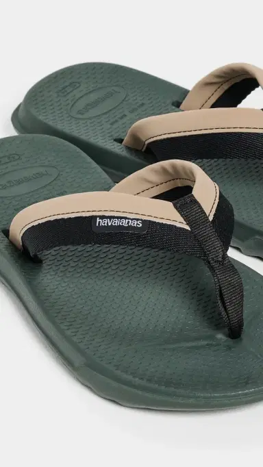 Havaianas Track Plus Flip Flops Green Olive | Thumbnail 5