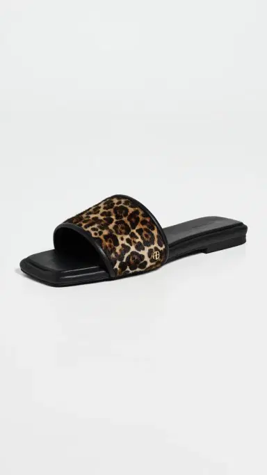 ANINE BING Ria Slides Leopard | Thumbnail 2