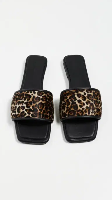 ANINE BING Ria Slides Leopard | Thumbnail 4