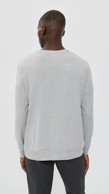 Beyond Yoga Always Beyond Pullover Crew Light Heather Gray M | Thumbnail 3 Beyond Yoga Always Beyond Pullover Crew Light Heather Gray M | Thumbnail 3