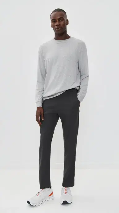 Beyond Yoga Always Beyond Pullover Crew Light Heather Gray M | Thumbnail 5 Beyond Yoga Always Beyond Pullover Crew Light Heather Gray M | Thumbnail 5