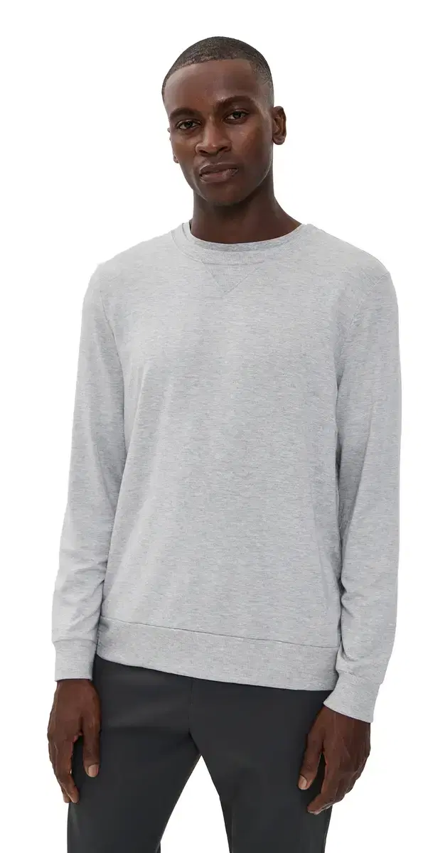 Always Beyond Pullover Crew ight Heather Gray