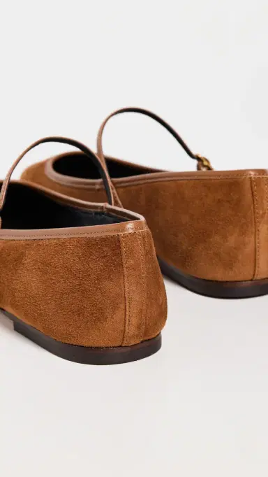 Veronica Beard Ellie Flats Caramel 7 | Thumbnail 4