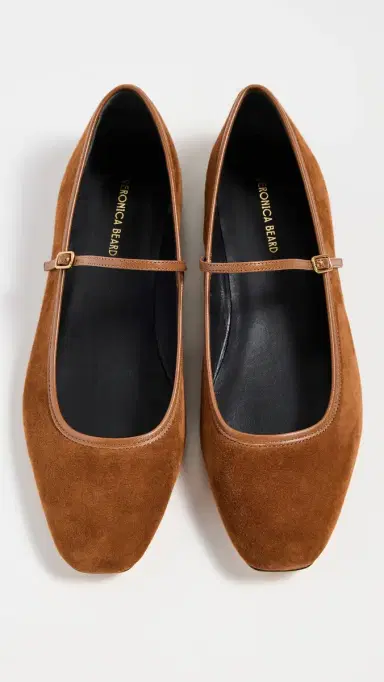 Veronica Beard Ellie Flats Caramel 7 | Thumbnail 5