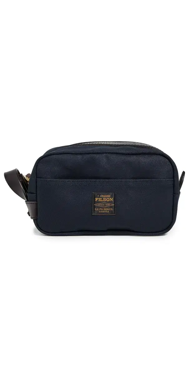 Filson Rugged Twill Toiletry Bag Navy One Size
