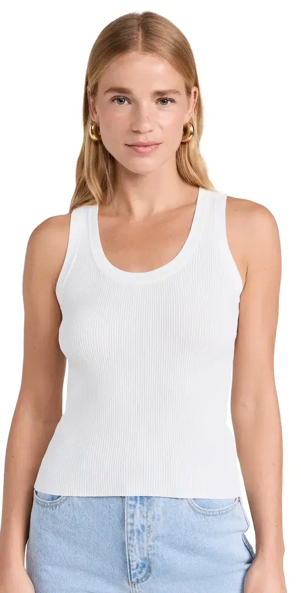 Estefania Tank White