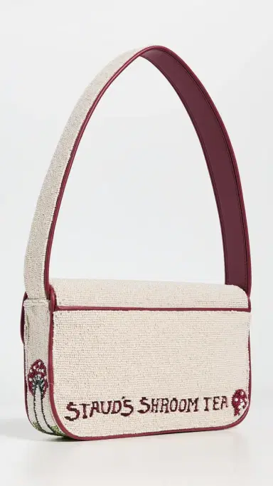 Staud Tommy Beaded Bag Mushroom Tea One Size | Thumbnail 4