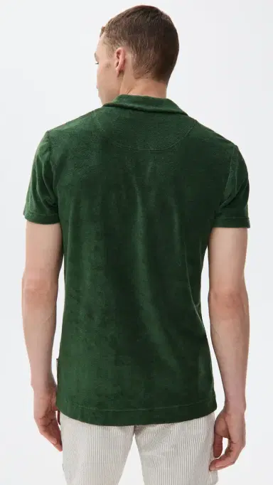 Orlebar Brown Terry Polo Amazonian Green S | Thumbnail 3