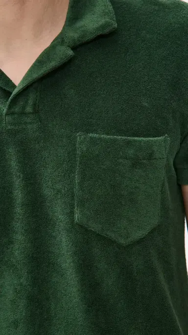 Orlebar Brown Terry Polo Amazonian Green S | Thumbnail 6