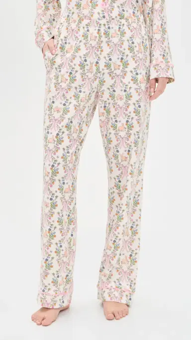 BedHead PJs Long Sleeve Long Pants Pajama Set Bunny Blooms | Thumbnail 5