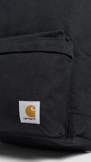 Carhartt WIP Canvas Backpack Black One Size | Thumbnail 5 Carhartt WIP Canvas Backpack Black One Size | Thumbnail 5