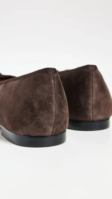 Madewell The April Ballet Flat in Suede Dark Carob | Thumbnail 4