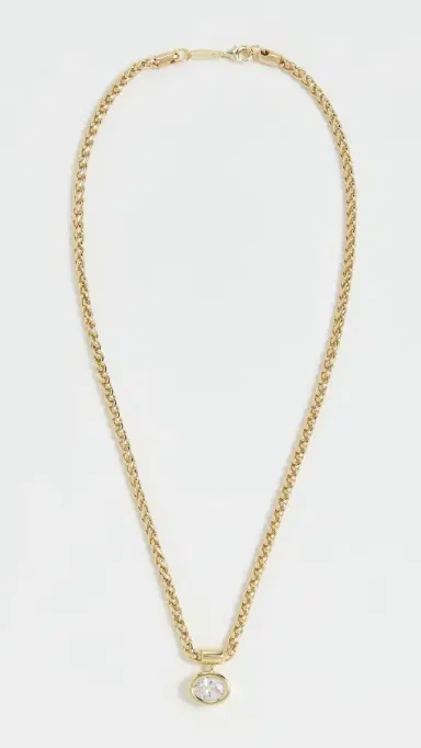 Shashi Bezel Solitaire Olympia Necklace | Thumbnail 4