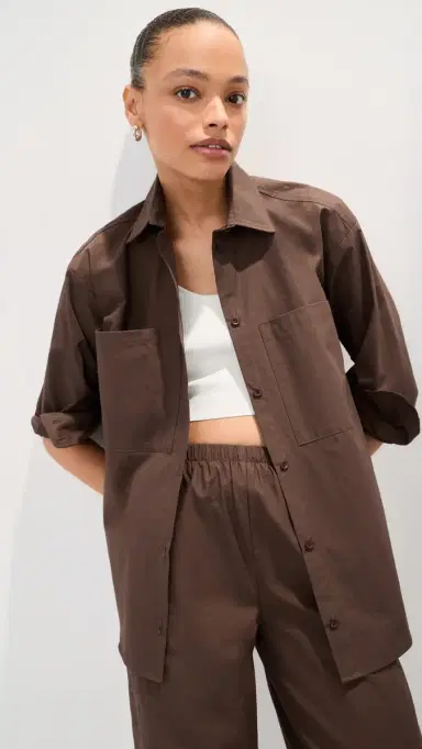 LE BOP Teddy Buttondown Brown M | Thumbnail 2