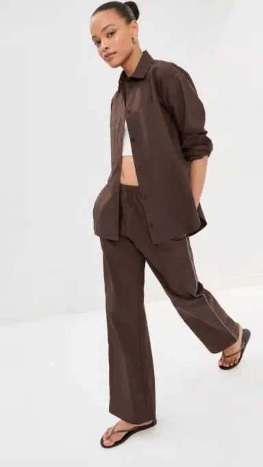 LE BOP Teddy Buttondown Brown M | Thumbnail 5