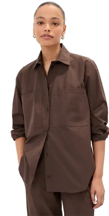 LE BOP Teddy Buttondown Brown M | Thumbnail 1