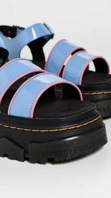 Dr. Martens Mattison Sandals Cornflower Blue Soft Patent 6 | Thumbnail 6 Dr. Martens Mattison Sandals Cornflower Blue Soft Patent 6 | Thumbnail 6