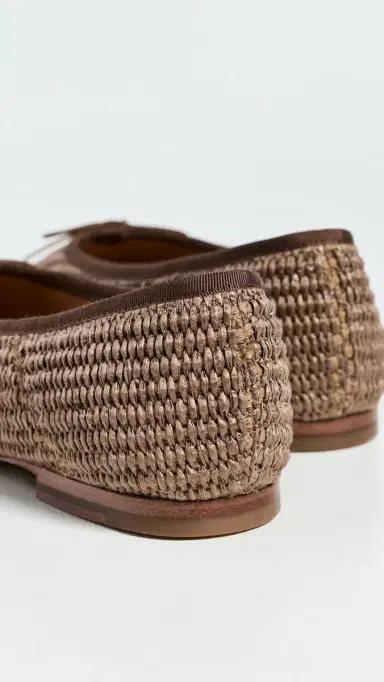 Mansur Gavriel Square Toe Ballerina Flats Anise | Thumbnail 4