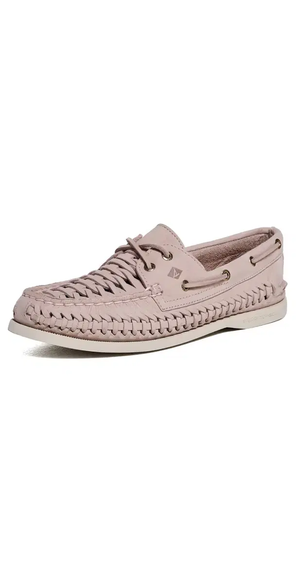 Eye Woven Loafers Light Pink