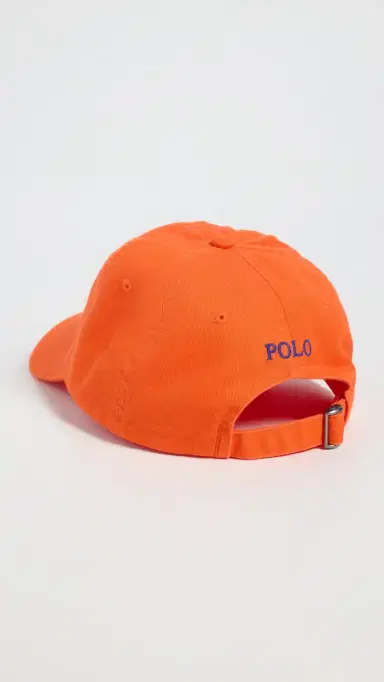 Polo Ralph Lauren Twill Classic Sport Cap Orange One Size | Thumbnail 4