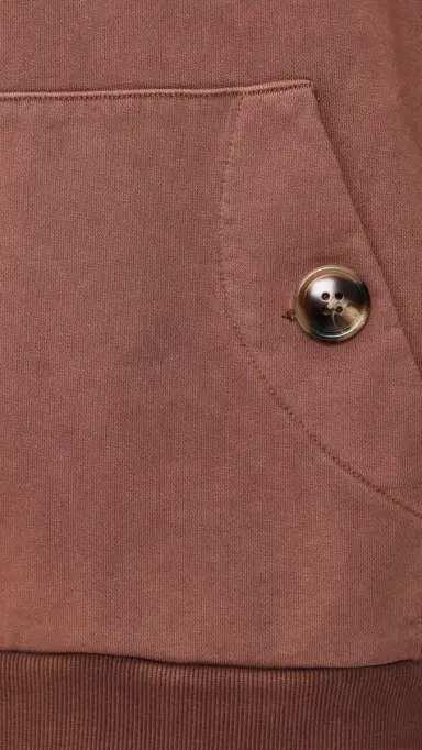 Advisry Dot Logo Hoodie Brown M | Thumbnail 6 Advisry Dot Logo Hoodie Brown M | Thumbnail 6