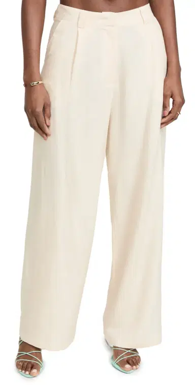 LIONESS La Quinta Pants Off White L | Thumbnail 1 LIONESS La Quinta Pants Off White L | Thumbnail 1