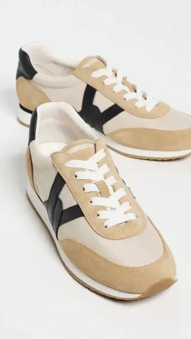 Veronica Beard Penrose Sneakers Black/Desert | Thumbnail 4 Veronica Beard Penrose Sneakers Black/Desert | Thumbnail 4
