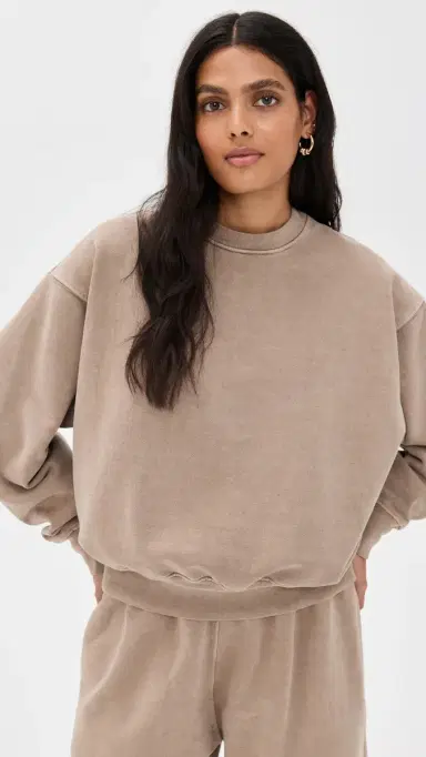 SLVRLAKE Cinch Crew Sweatshirt edona | Thumbnail 2 SLVRLAKE Cinch Crew Sweatshirt edona | Thumbnail 2
