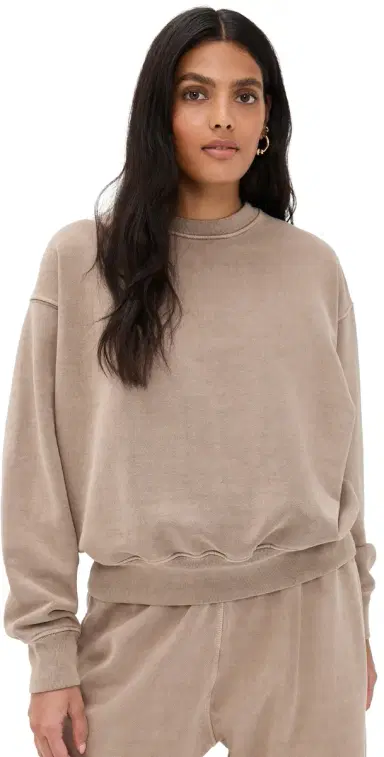 SLVRLAKE Cinch Crew Sweatshirt edona | Thumbnail 1 SLVRLAKE Cinch Crew Sweatshirt edona | Thumbnail 1