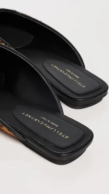 Stella McCartney Ocelot Backless Velvet Mules Ocelot | Thumbnail 4