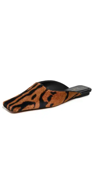 Stella McCartney Ocelot Backless Velvet Mules Ocelot | Thumbnail 1