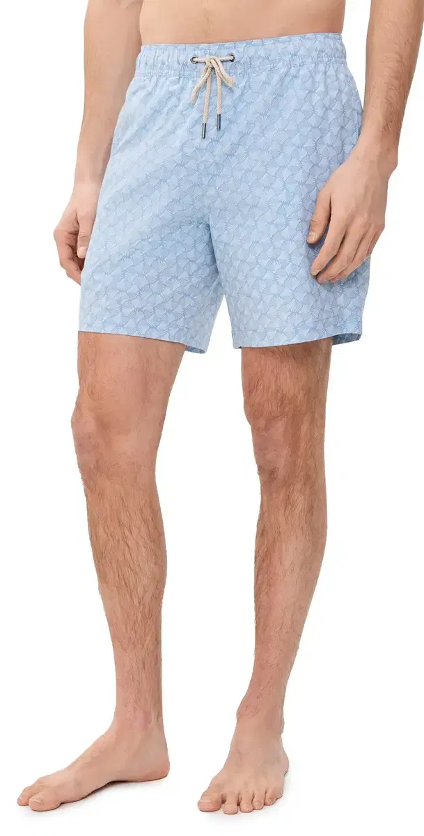 The Bayberry Swim Trunks 7 Sky Blue Shells